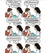 PACIENTE A DOCTORA QUE LE PONE LA VACUNA, ¿PORQUÉ ESTAMOS HACIENDO ESTO, ELLA DICE NO LO SÉ, Y...jpg