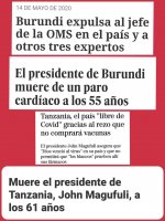 PRESIDENTES DE BURUNDI Y TANZANIA CONTRA LA OMS, MUEREN DE PARO CARDIACO A LOS 55 Y 61 AÑOS.jpg