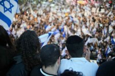 MAnifestación de partidarios a la reforma judicial