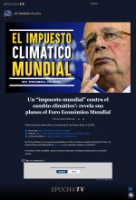 Un “impuesto mundial” contra el cambio climático’  revela sus planes el Foro Económico Mundial...jpg