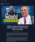 Policías expulsan del hospital a un médico después de hablar a favor de la ivermectina _ al de...jpg