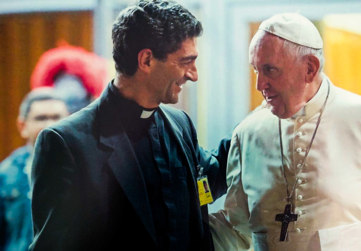 Padre Augusto Zampini el sacerdote argentino que Francisco puso al frente de la task-force del Vaticano contra Coronavirus. Foto: archivo Clarín