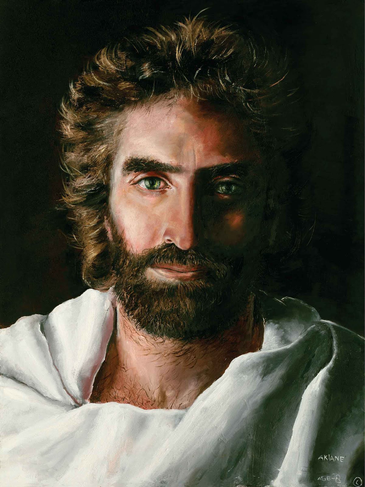 El cuadro más famoso de Akiane Kramarik: El Príncipe de la Paz.