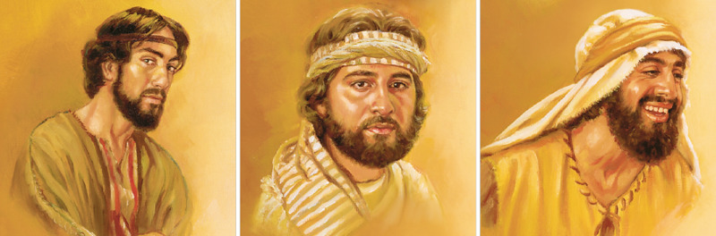 Judas Iscariote, Judas (también llamado Tadeo) y Simón