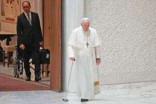 El papa Francisco, en la última audiencia general en el Vaticano. (AP/Gregorio Borgia)