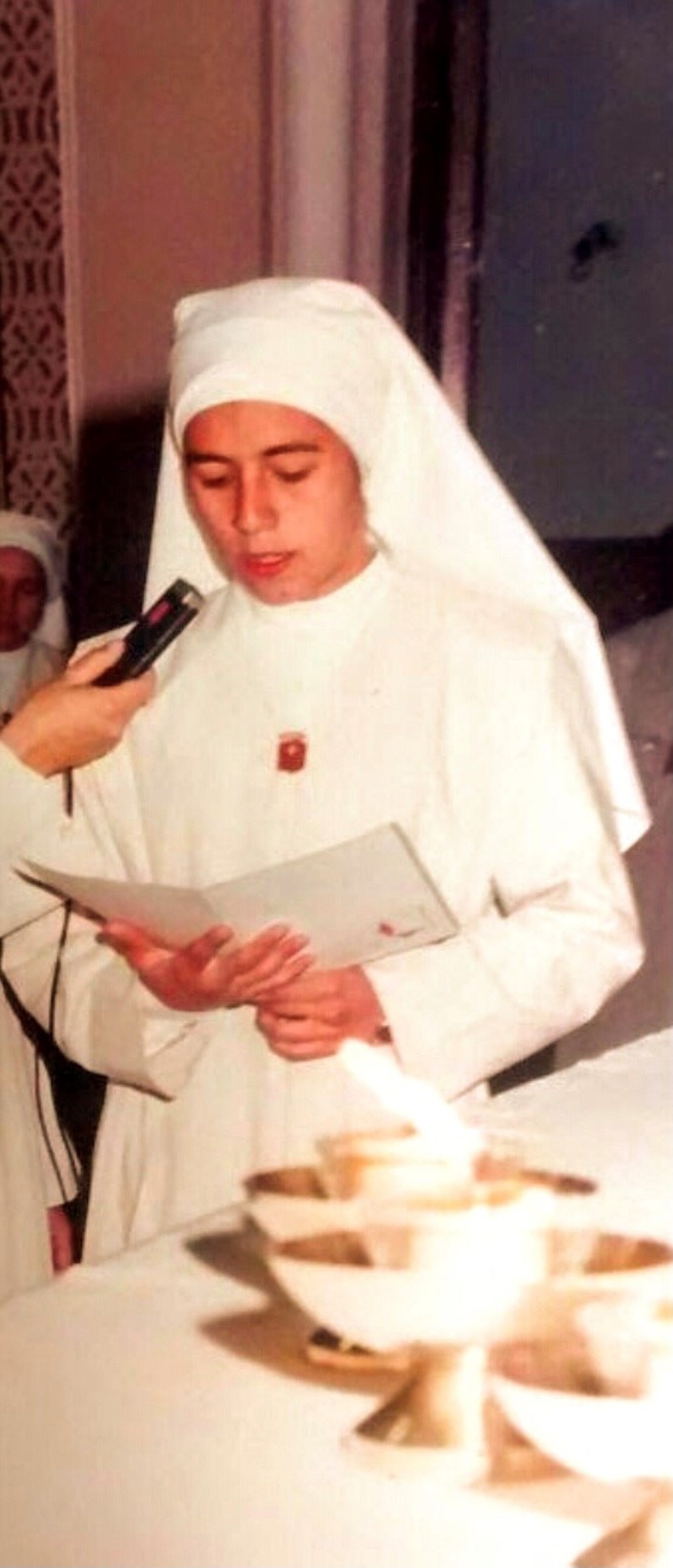 Mercedes estaba en el convento desde los 17 años y dice que con Daniel sentía que eran ‘amigos espirituales’, como Santa Escolástica y San Benito. Mercedes estaba en el convento desde los 17 años y dice que con Daniel sentía que eran ‘amigos espirituales’, como Santa Escolástica y San Benito.