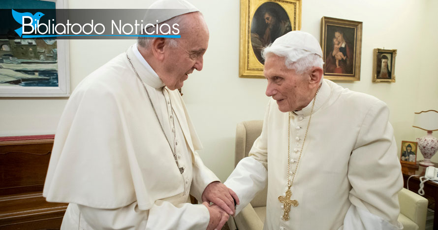 Benedicto XVI no apoya la idea del Papa Francisco y sostiene que el matrimonio gay no es correcto Benedicto XVI no apoya la idea del Papa Francisco y sostiene que el matrimonio gay no es correcto