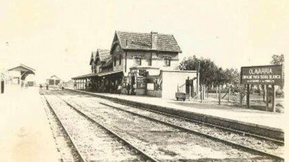 La estación de trenes de Olavarría: allí se dirigió el sacerdote para buscar a su esposa y su hija que llegaban de sorpresa