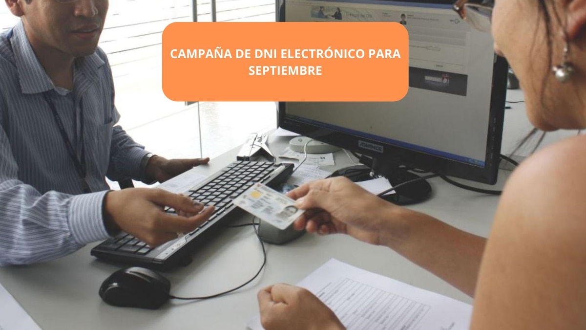 Municipalidad anuncia campaña de trámite gratuito de DNI electrónico para septiembre: cronograma, distrito y puntos de atención Municipalidad anuncia campaña de trámite gratuito de DNI electrónico para septiembre: cronograma, distrito y puntos de atención